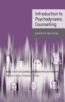 An introduction to psychodynamic counselling /
