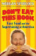 Don't eat this book : fast food and the supersizing of America /