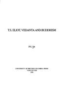 T.S. Eliot, Vedanta, and Buddhism /
