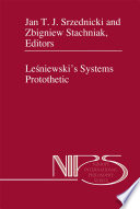 Leśniewski's Systems Protothetic /