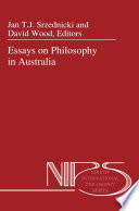 Essays on Philosophy in Australia /