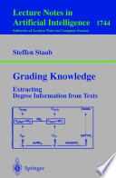Grading knowledge : Extracting degree information from texts /