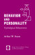 Behavior and personality : psychological behaviorism /