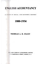 English accountancy : 1800-1954, a study in social and economic history /