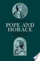 Pope and Horace : studies in imitation /