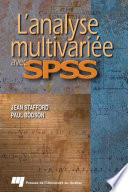 L'analyse multivariee avec SPSS /