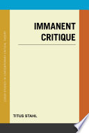 Immanent critique /