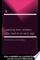 Learning from children who read at an early age /