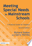 Meeting special needs in mainstream schools : a practical guide for teachers /