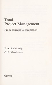 Total project management : from concept to completion /