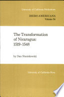 The transformation of Nicaragua, 1519-1548 /