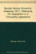 Senate vs. governor, Alabama, 1971 : referents for opposition in a one-party legislature /