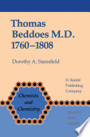 Thomas Beddoes M.D. 1760-1808 : Chemist, Physician, Democrat /