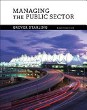 Managing the public sector /