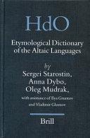 Etymological dictionary of the Altaic languages /