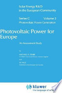 Photovoltaic power for Europe : an assessment study /