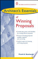 Architect's essentials of winning proposals /