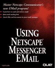 Using Netscape Messenger e-mail /