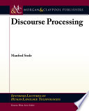 Discourse processing /