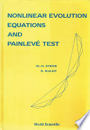 Nonlinear evolution equations and Painlevé test /