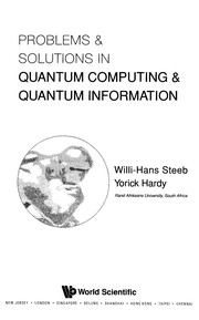 Problems & solutions in quantum computing & quantum information /
