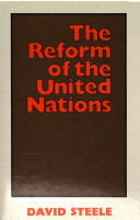 The reform of the United Nations /