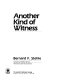 Another kind of witness /