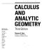 Calculus and analytic geometry /
