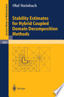 Stability estimates for hybrid coupled domain decomposition methods /