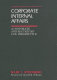 Corporate internal affairs : a corporate and securities law perspective /