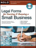 Legal forms for starting & running a small business /