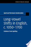 Long-vowel shifts in English, c. 1050-1700 : evidence from spelling /