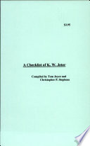 A checklist of K.W. Jeter /