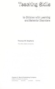 Teaching skills to children with learning and behavior disorders /