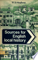 Sources for English local history /