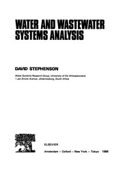 Water and wastewater systems analysis /