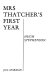 Mrs. Thatcher's first year /