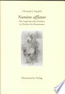 Numine afflatur : die Inspiration des Dichters im Denken der Renaissance /