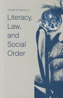 Literacy, law, and social order /