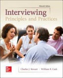 Interviewing : principles and practices /