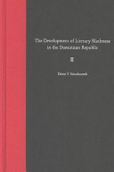 The development of literary blackness in the Dominican Republic /