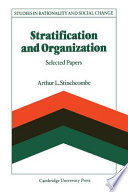 Stratification and organization : selected papers /