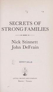 Secrets of strong families /