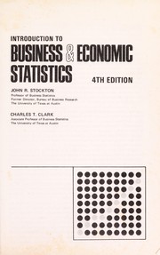 Introduction to business & economic statistics /