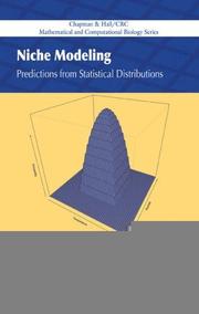 Niche modeling : predictions from statistical distributions /