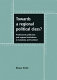 Towards a regional political class? : professional politicians and regional institutions in Catalonia and Scotland /