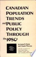 Canadian population trends and public policy through the 1980s /