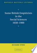 Some British empiricists in the social sciences, 1650-1900 /