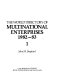 The world directory of multinational enterprises, 1982-83 /