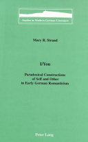 I/you : paradoxical constructions of self and other in early German romanticism /
